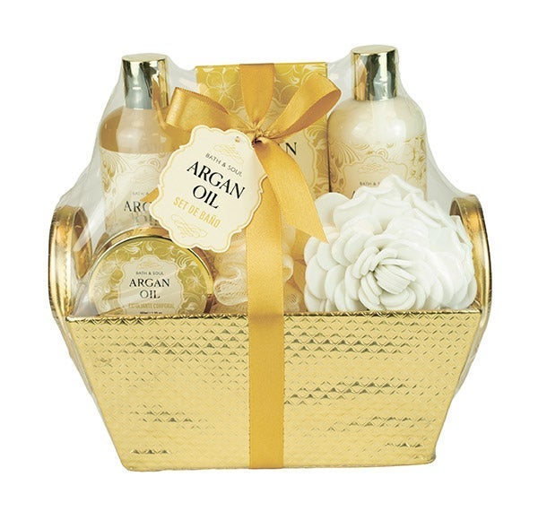 Cesta Cuero Aceite Argan
