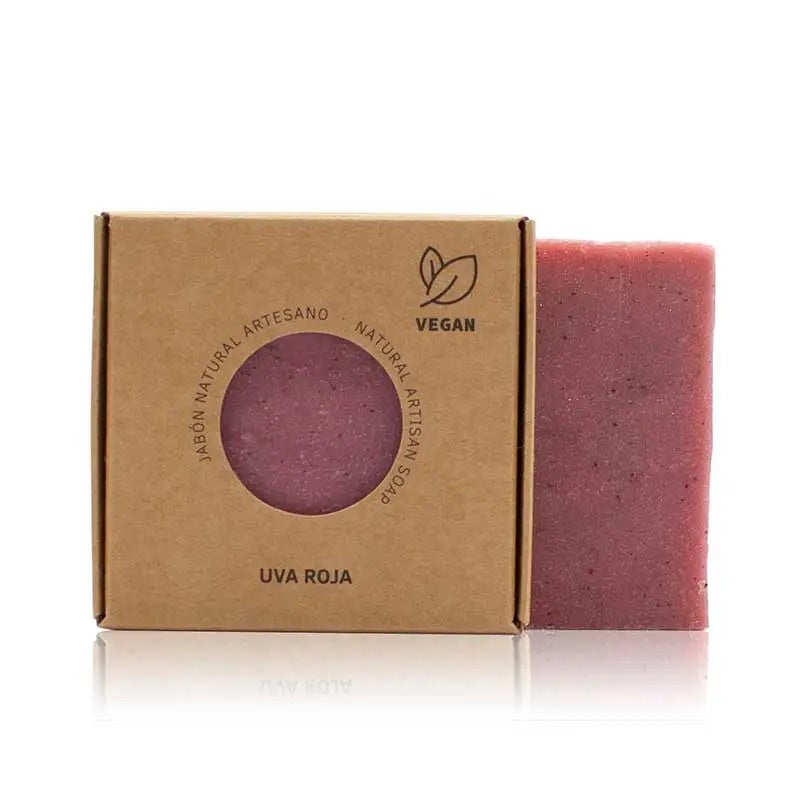 Jabón Natural Premium Uva Roja Pastilla