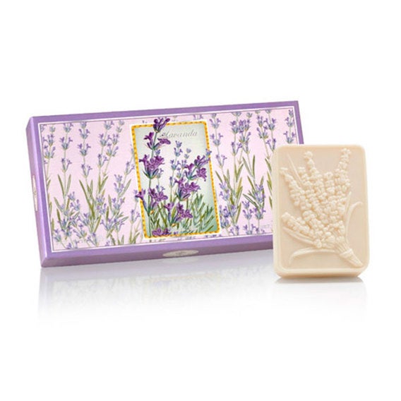 Jabón En Pastilla Rectangular Lavanda 3X125 Gr