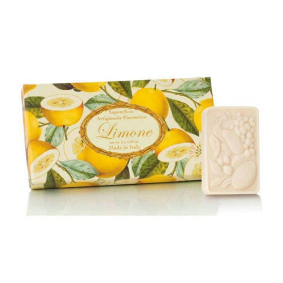 Jabón En Pastilla Rectangular Limón 3X125 Gr