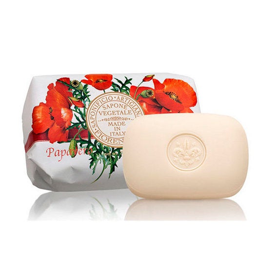 Jabón En Pastilla Rectangular Amapola