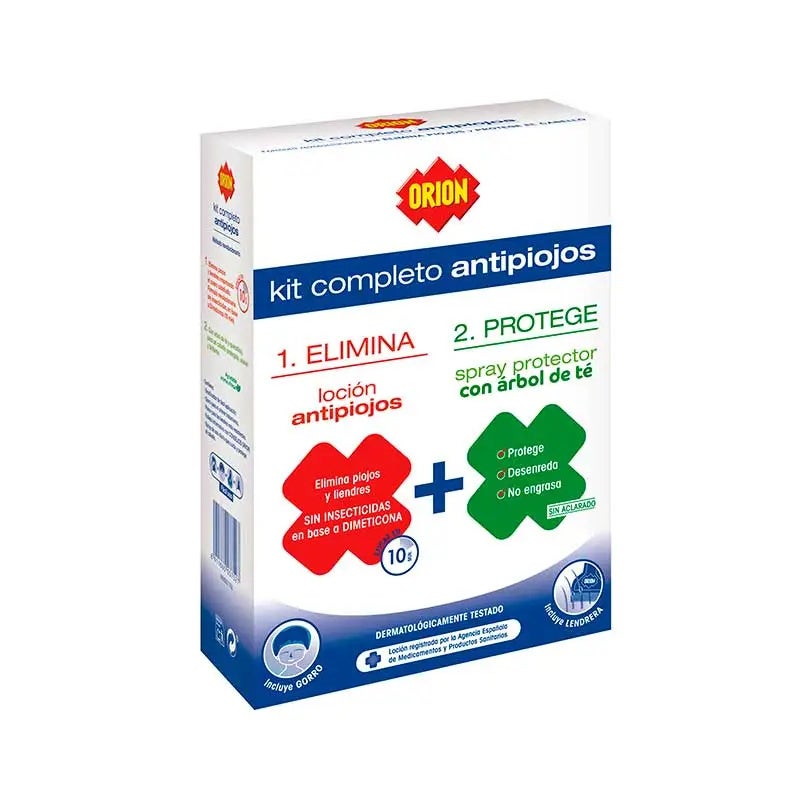Estuche Antipiojos Locion + Spray Protector
