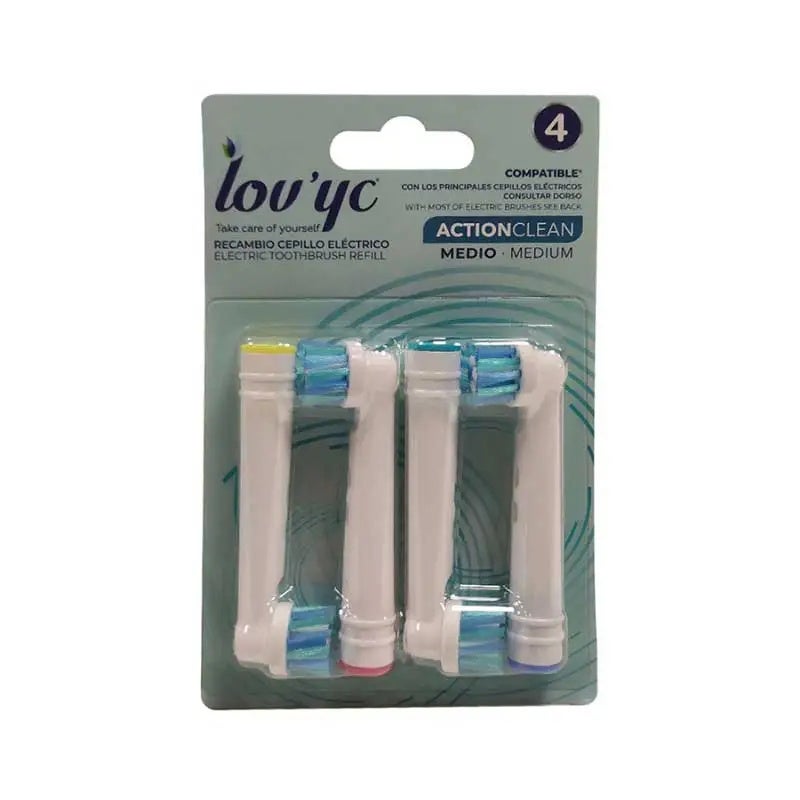 Cepillo Eléctrico Recambio 4U Action Clean