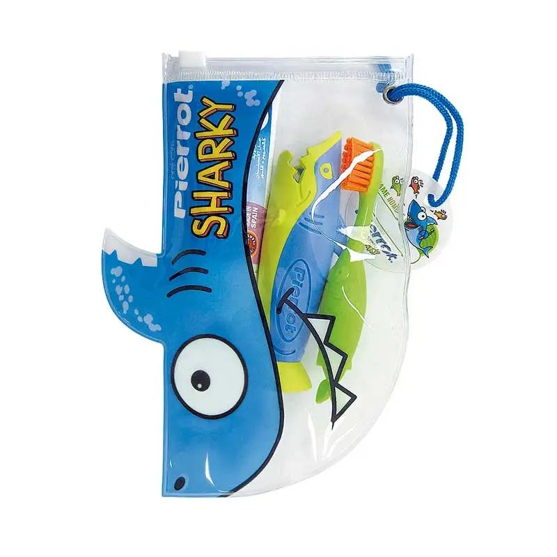 Kit Dental Infantil Sharky De Viaje