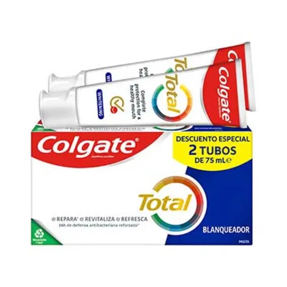 Pasta De Dientes Total Blanqueadora 2 X