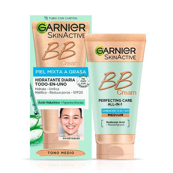 BB Cream Piel Mixta A Grasa SPF20 Medio