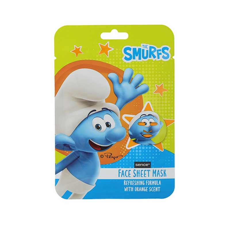 Mascarilla Facial Prt Smurfs Green