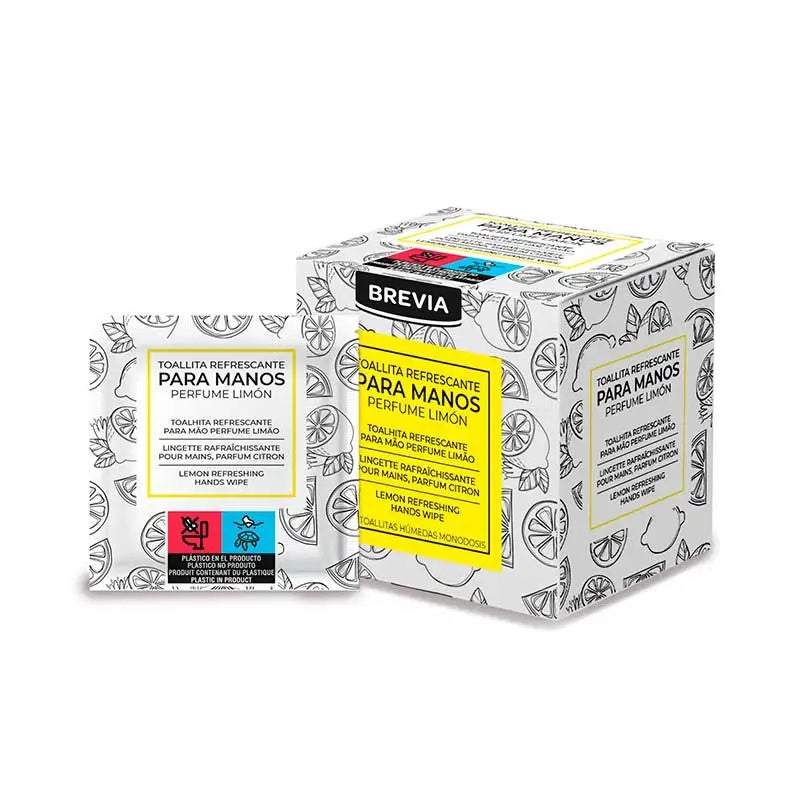 Toallitas Limpia Manos Limón