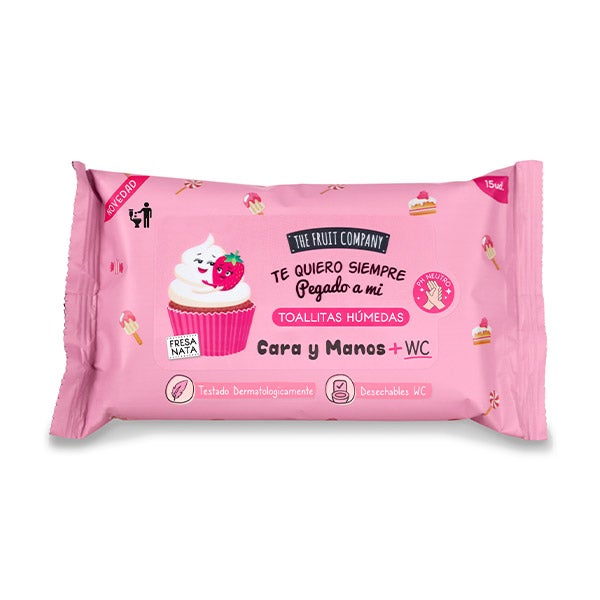 Toallitas Humedas Fresa-Nata
