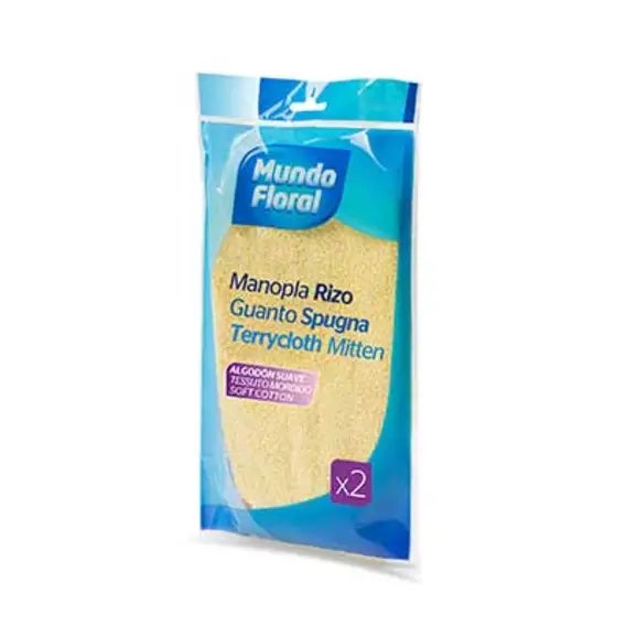 Manopla De Baño Suave Rizo