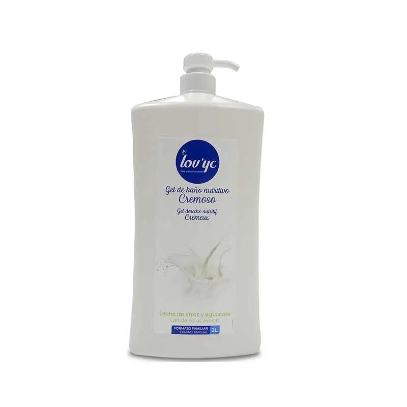 Gel De Ducha Nutritivo De Leche De Arroz Y Aguacate 2 Litros