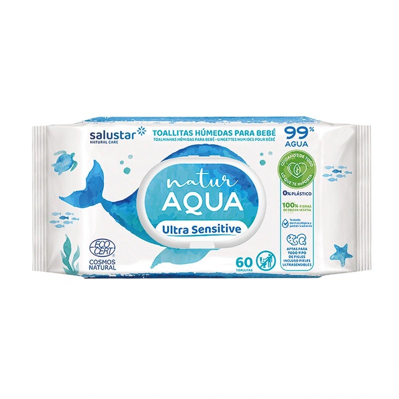 Toallitas Bebe Natur Aqua