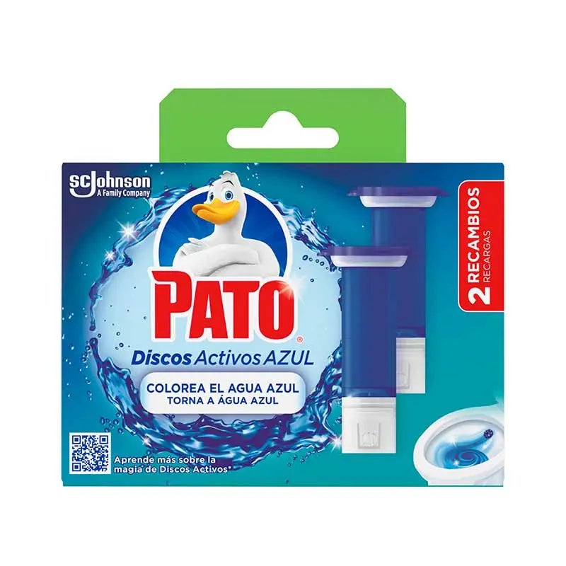 Recambio Discos Wc Activos Azul 36 Ml