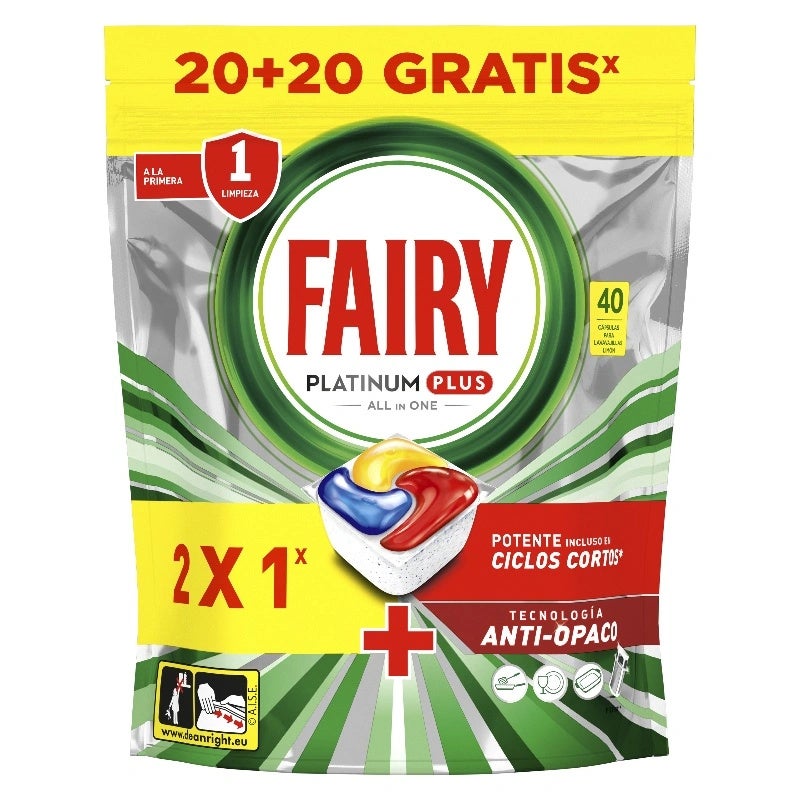 Original Platinum Plus Limon Lavavajillas 20 +