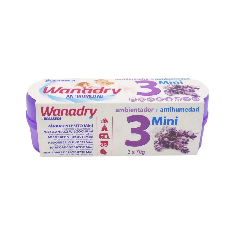 Aparato Ambientador Absorbe Humedad Mini Lote 3 Fragancias