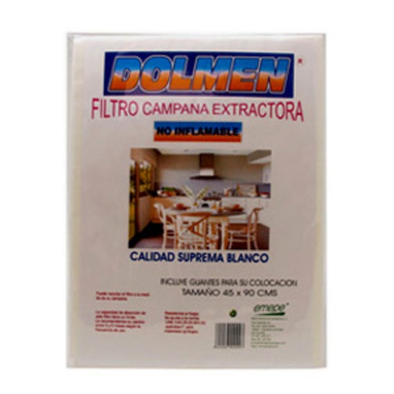 Filtro Campana Extractora Blanco 45X90 Cm