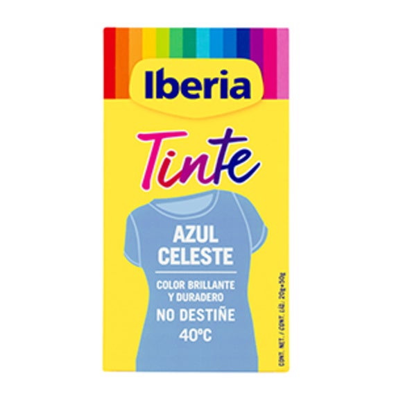 Tinte Ropa Azul Celeste