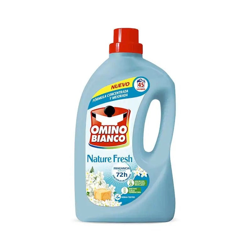 Detergente Lavadora Líquido Nature Fresh 45 Dosis