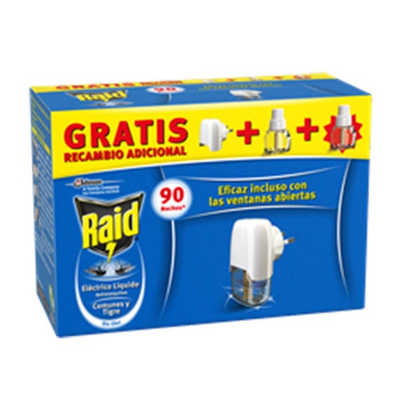 Insecticida Eléctrico Líquido 45 Noches Aparato + 2 Recambios