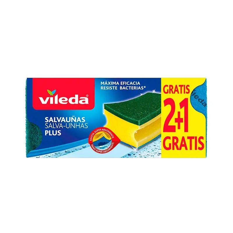 Estropajo Salvauñas 3 Ud