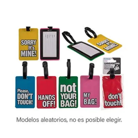 Etiqueta Equipaje Frases