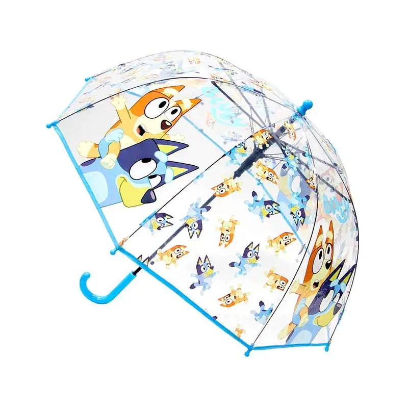 Paraguas Transparente Bluey Azul