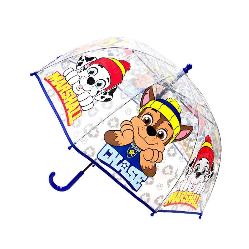 Paraguas Transparente Automatico Paw Patrol
