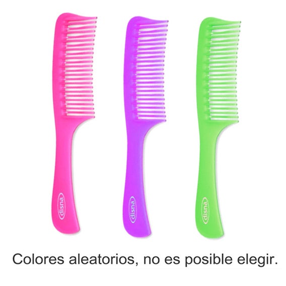 Peine Largo Ahuecador Colores