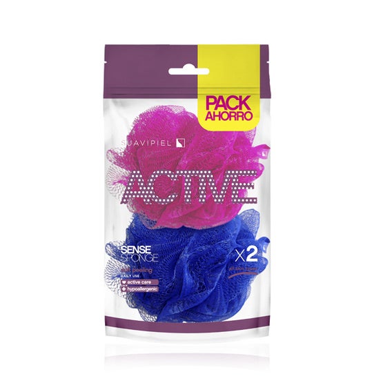 Esponja De Baño Flor Active Sense