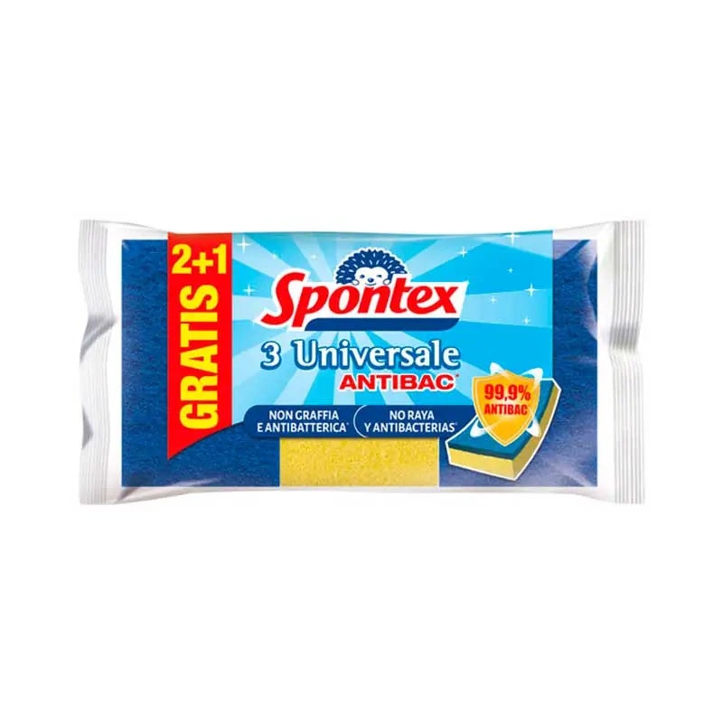 Estropajo Universal No Raya 2+1