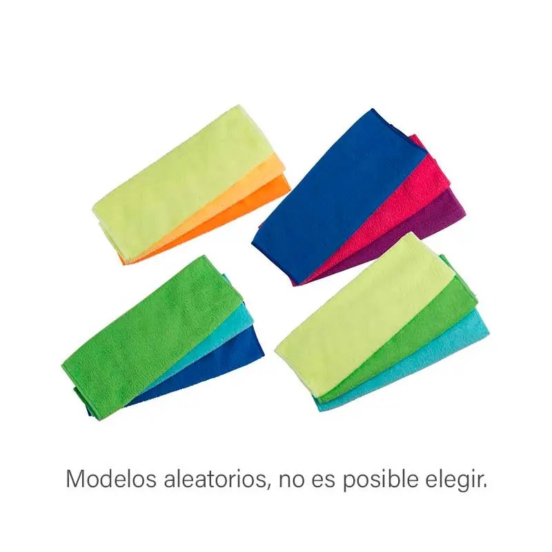 Paño Microfibra 30X30 Cm Set 3 Ud Surtido