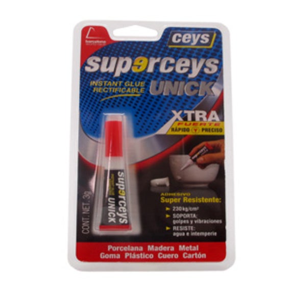 Pegamento Unick Súper Resistente 3 Gr