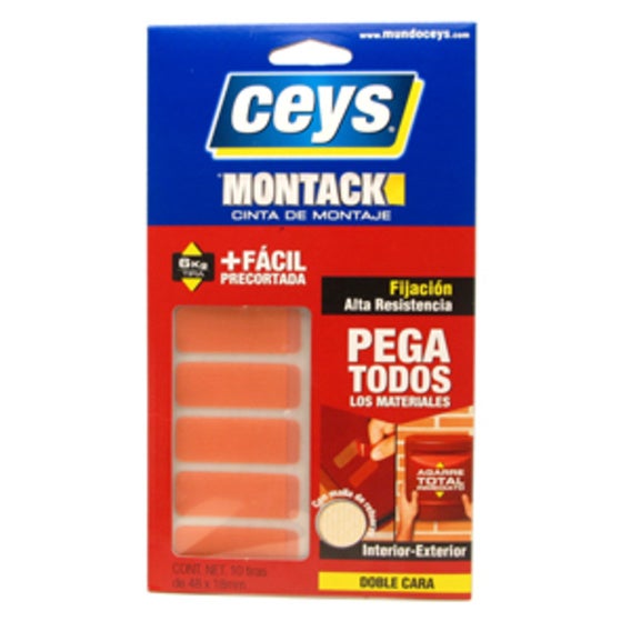 Cinta De Montaje Pega Todo Alta Resistencia Doble Cara