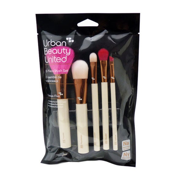 Urban Beauty United Set 5 Brochas Ojos Y Rostro