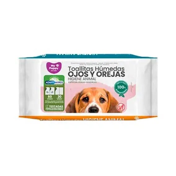 Toallitas De Higiene Animal Para Ojos Y Orejas