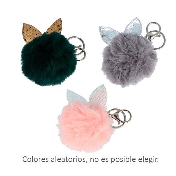Llavero Pompon Orejas Surtido