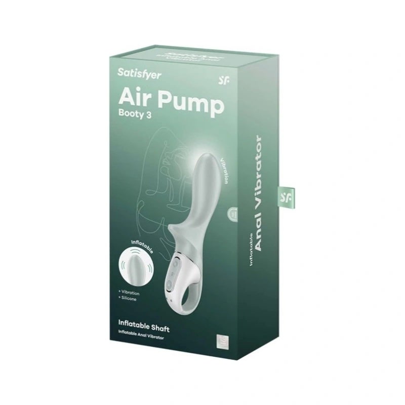 Consolador Air Pump Booty 3 Greygreen