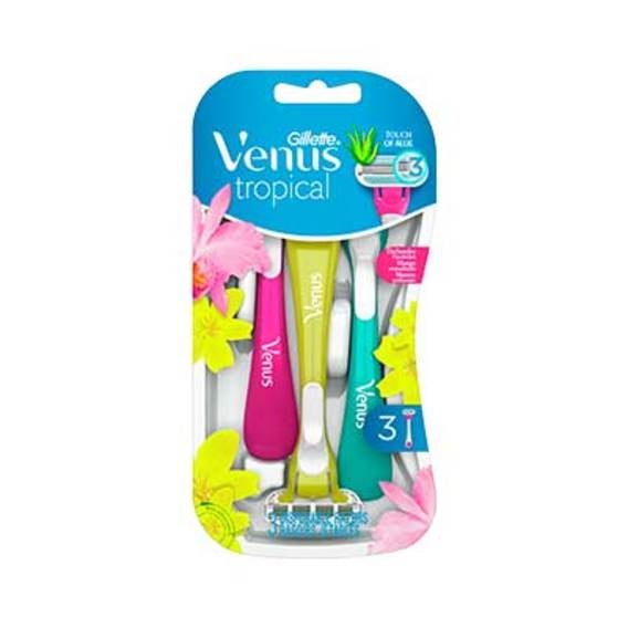 Maquinilla Desechable Venus Tropical 3 Un
