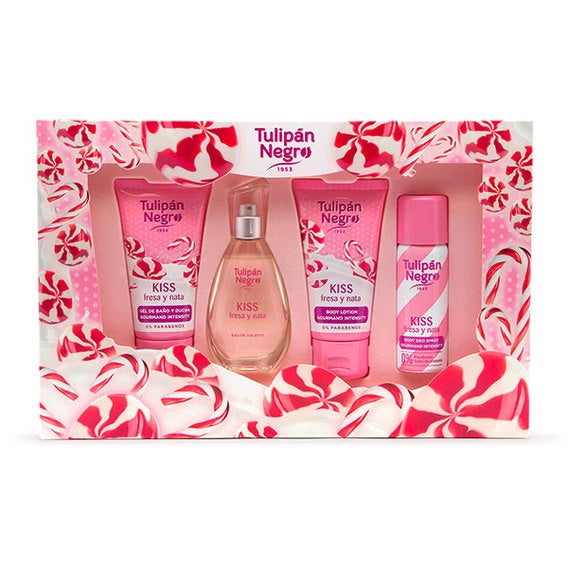 Set Kiss Fresa Y Nata Edt 50