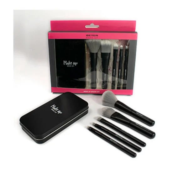 Set Mini Con 5 Brochas Para Maquillarje