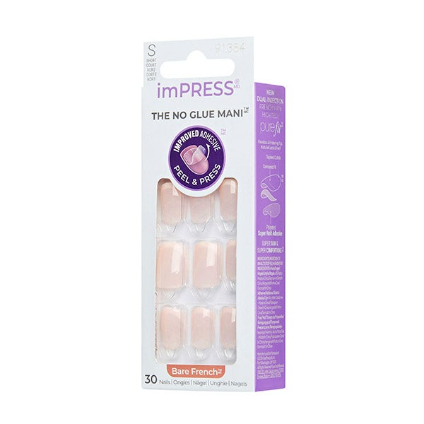 Impress Color French Bare French Short