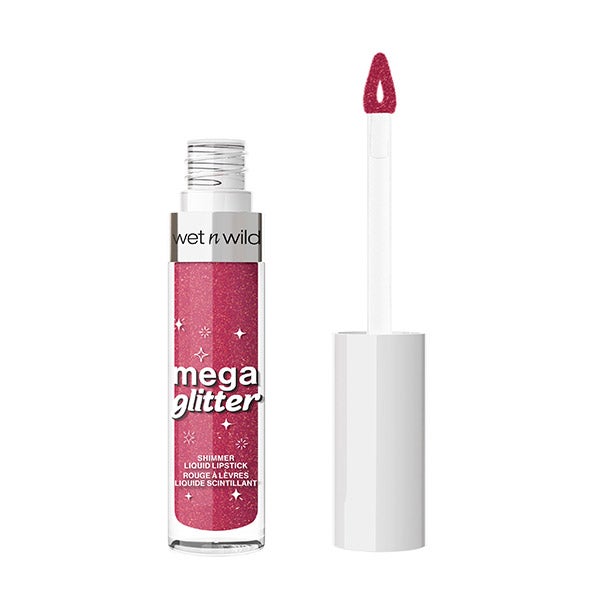 Mega Glitter Shimmer Liquid Lipstick Pink Future