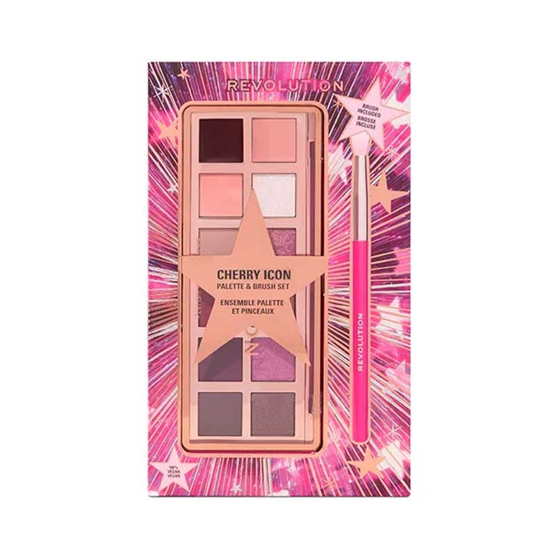 Cherie Icon Eye Shadow Palette And Brush Set