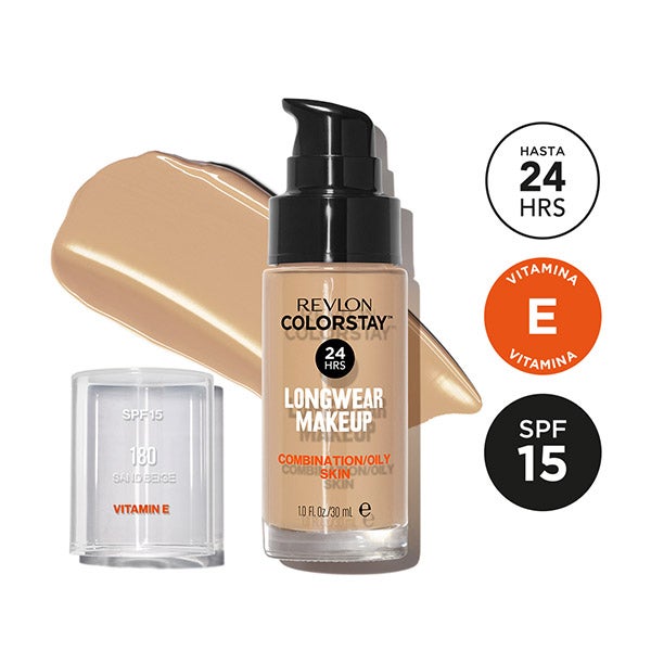 Colorstay Makeup Piel Mixta/Grasa 180 Sand Beige
