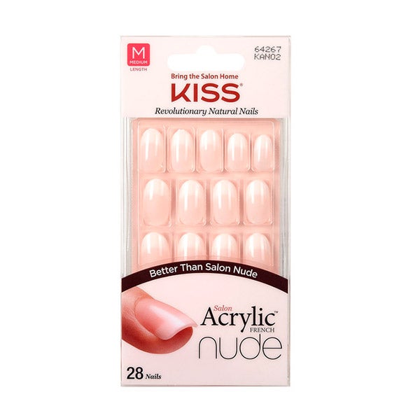 Salon Acrylic Nude Nails Graceful
