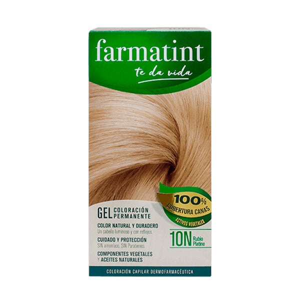 Gel Coloración Permanente Rubio Platino