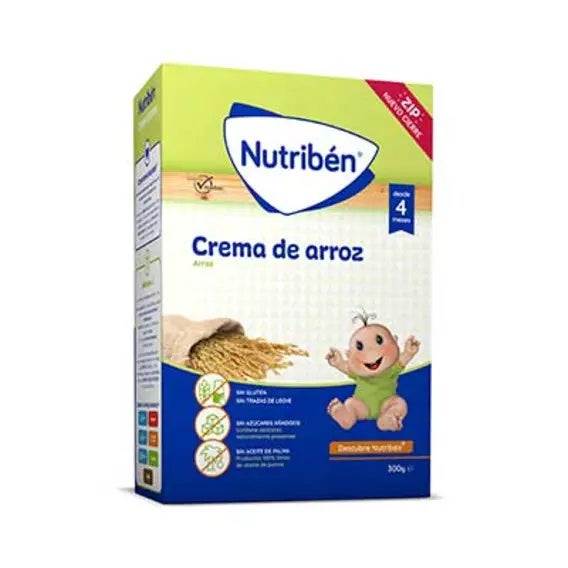 Papilla Infantil Crema De Arroz Sin Gluten