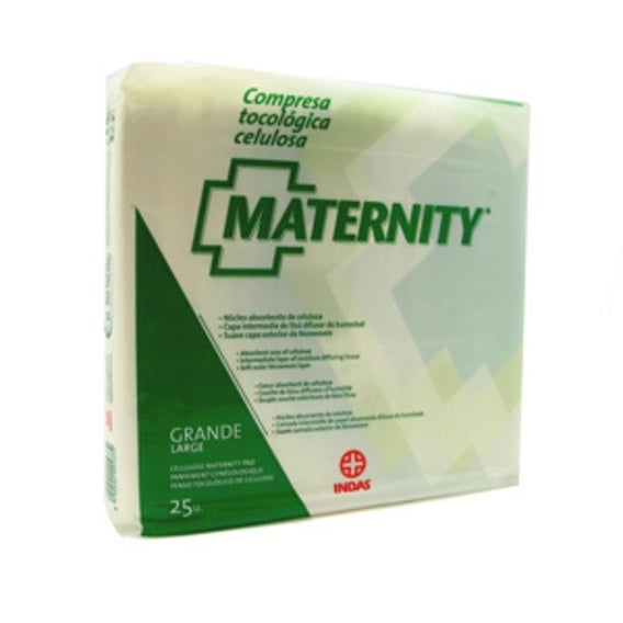 Maternity Celulosa Grande 25Uds