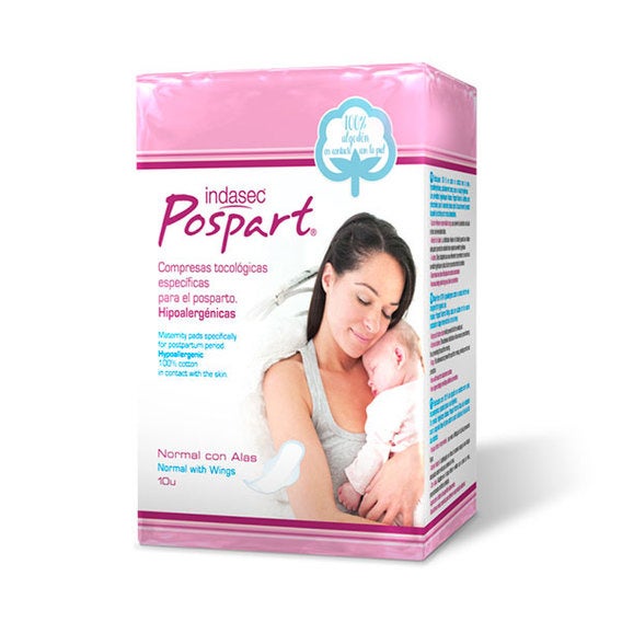 Indasec Compresa Posparto Con Alas