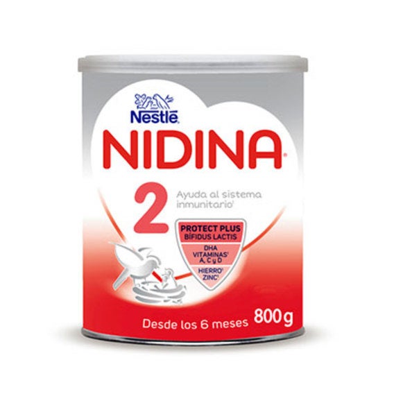Nidina Premium 2 Leche De Continuación Infantil 800 Gr